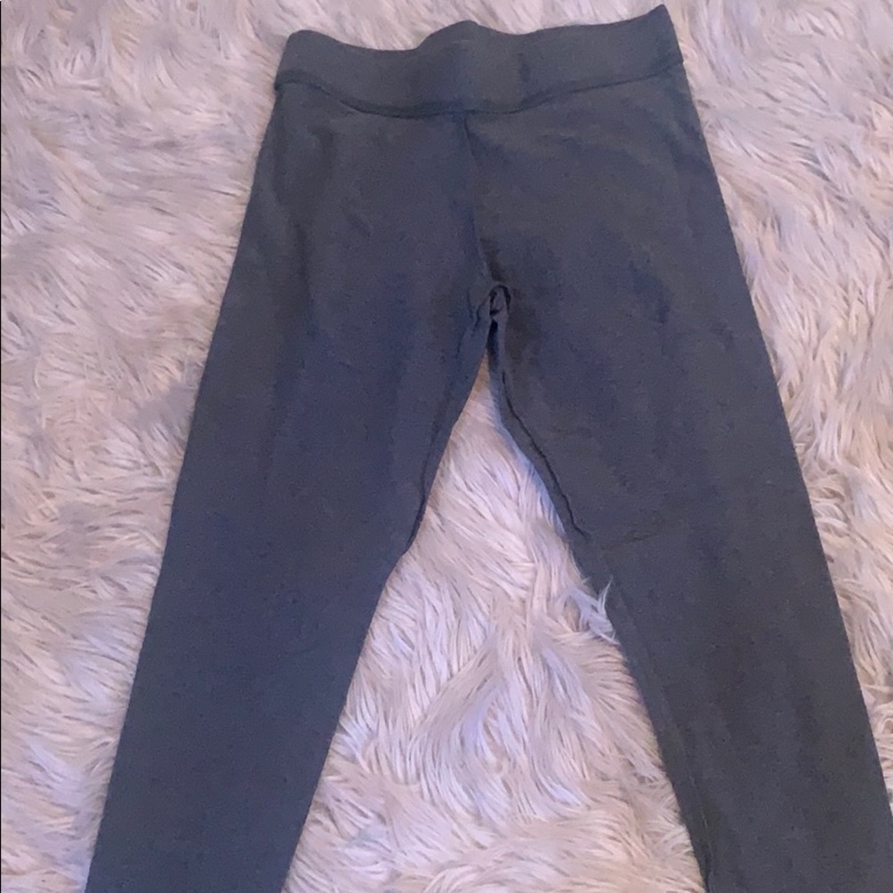 Gray leggings